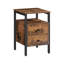 40cm W Manufactured Wood Bedside Table