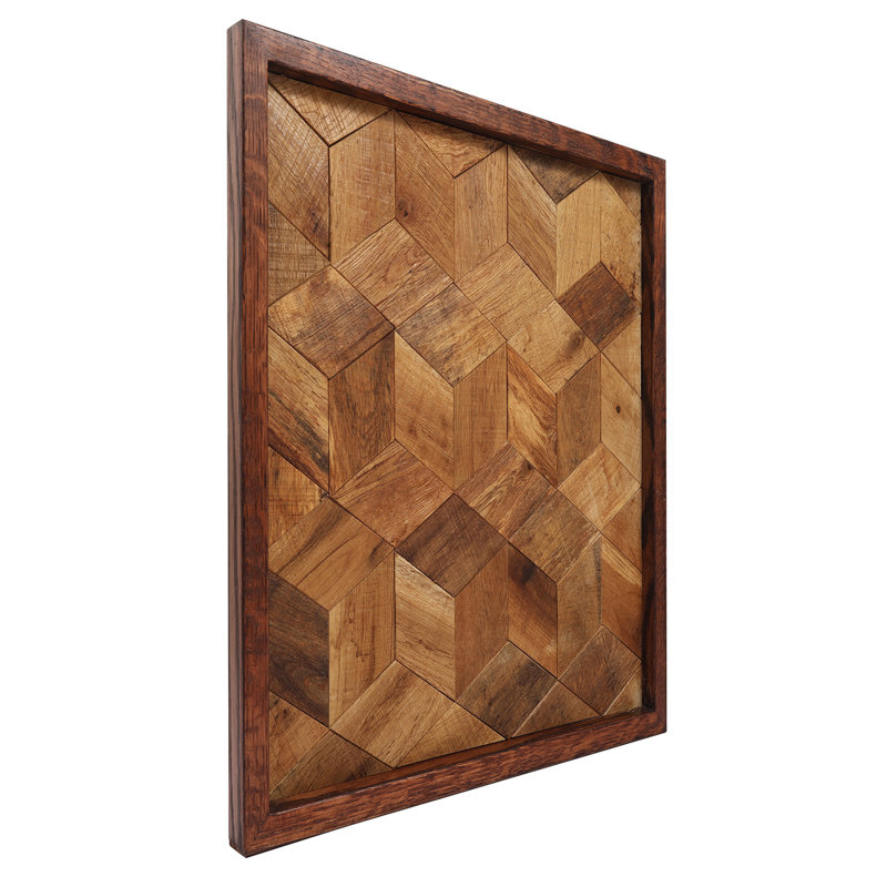Rustic Hexagon Abstract Metal Wall Decor, 18" x 18"