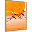«Birds at Sunset» par Maupin, reproduction d'art sur toile encadrée-835043944