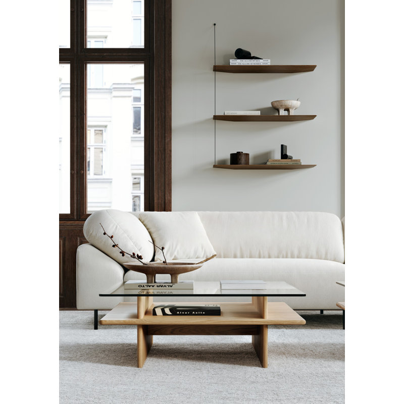 Stedge Add-On Shelf (80 Cm), Smoked Oak