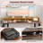 63" x 24" Electric Standing Desk with 2 Drawers Monitor Stand Storage Shelf-1833782987-1825368357