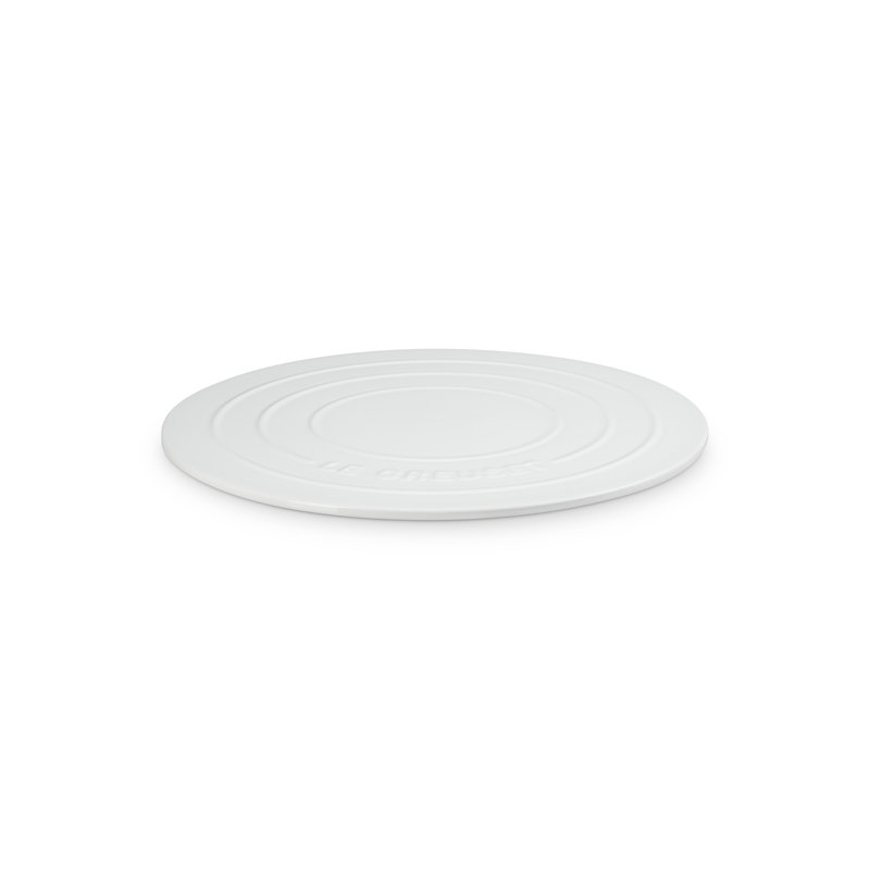 Le Creuset Stoneware Round Pizza Stone, 15", White