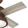 36" Loki 4 - Blade Standard Ceiling Fan with Light Kit Included