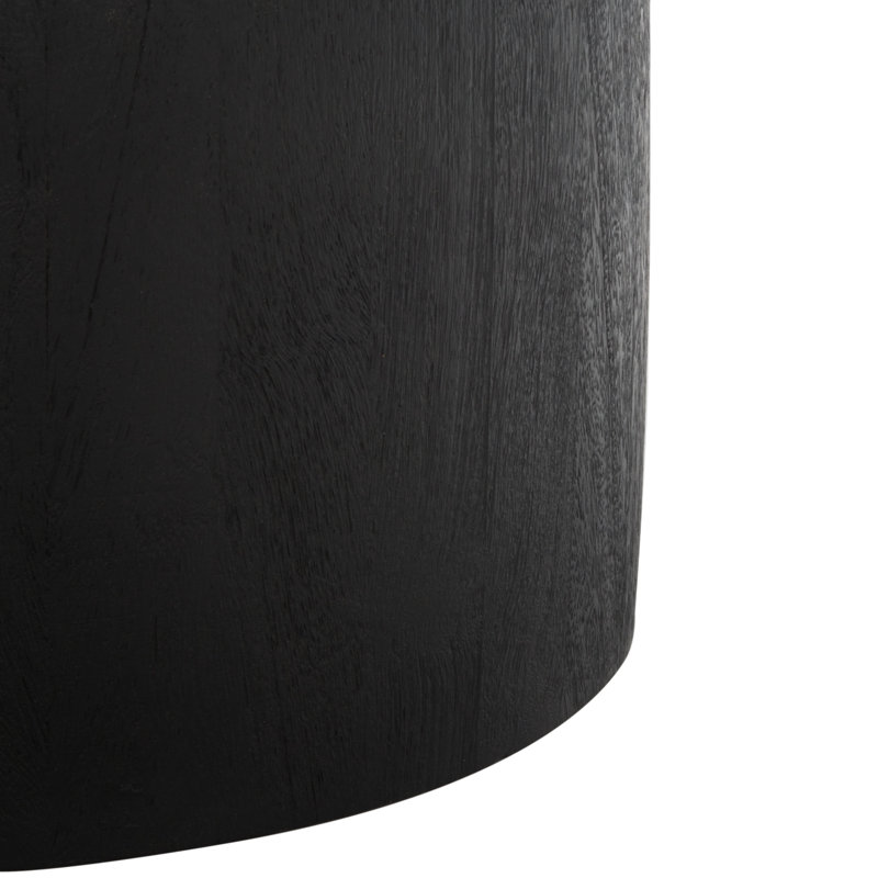 Solid Wood Coffee Table, Black