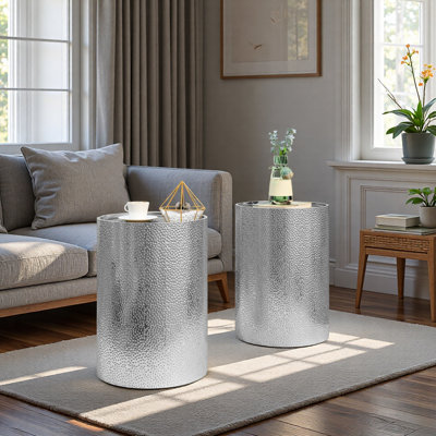 METAL SIDE TABLE