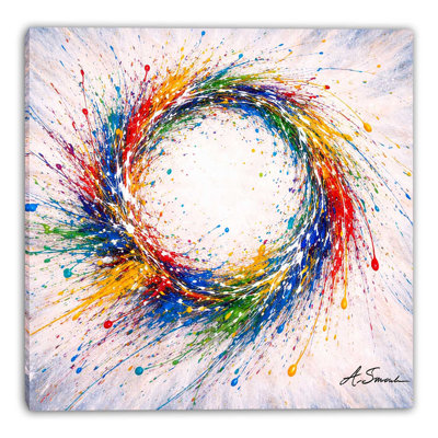 Kinetic Prism Wrapped Canvas Wall Art
