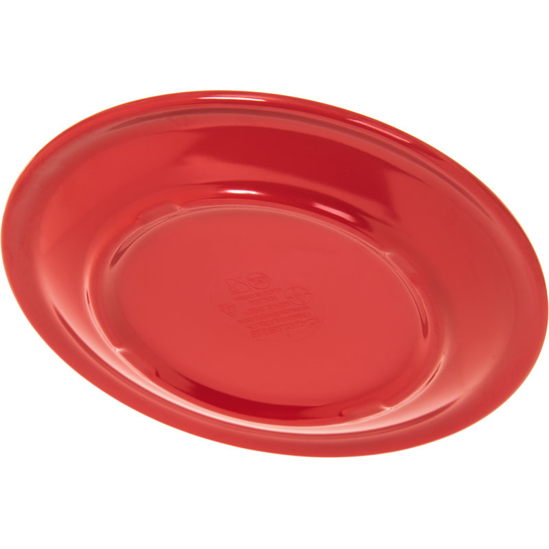 Assiette hors-d’œuvres 6,44 po mélamine Kingline™, Rouge