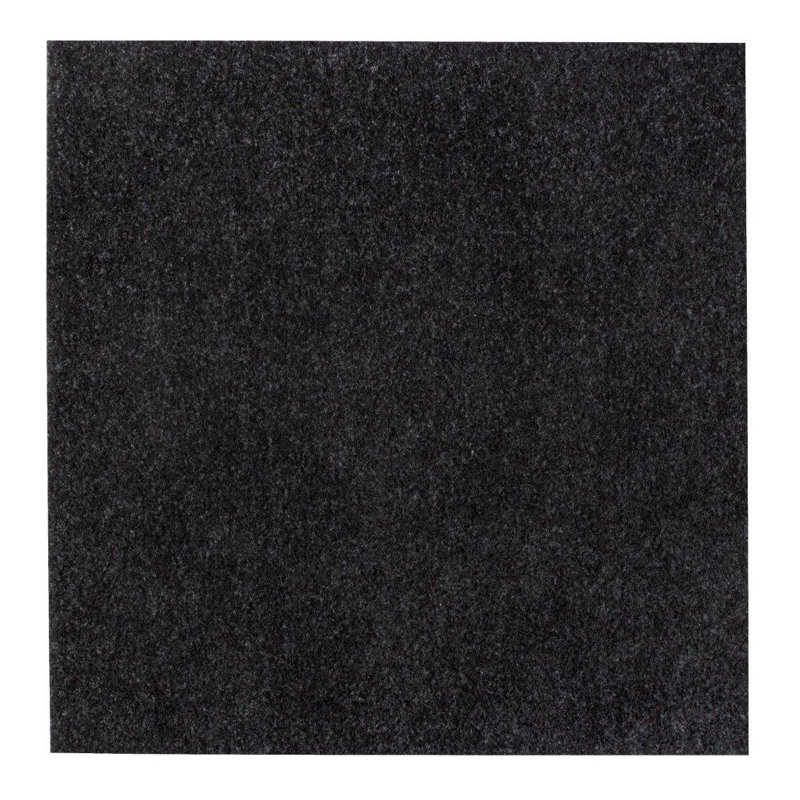 Aubreyelle Felt Singular Tile, Anthracite, 0.4cm H x 40cm W x 40cm D