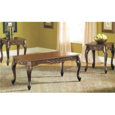 Ensemble de 3 tables basses et tables de bout