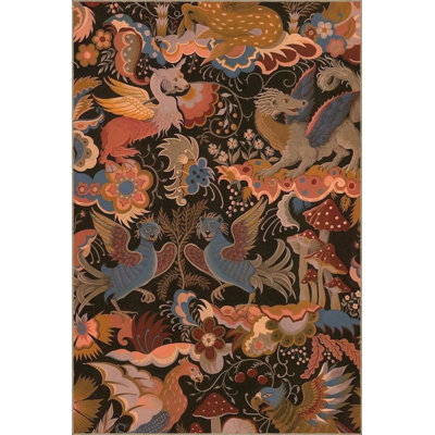 Animal Patterned Woven Base And Washable Case