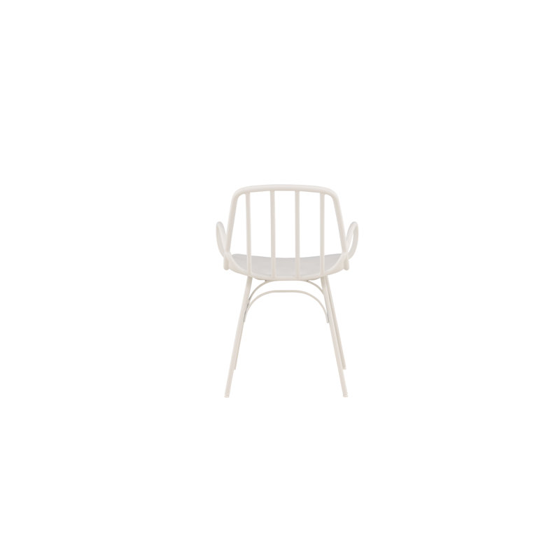 Burnam 46cm H Cantilever Chair, White