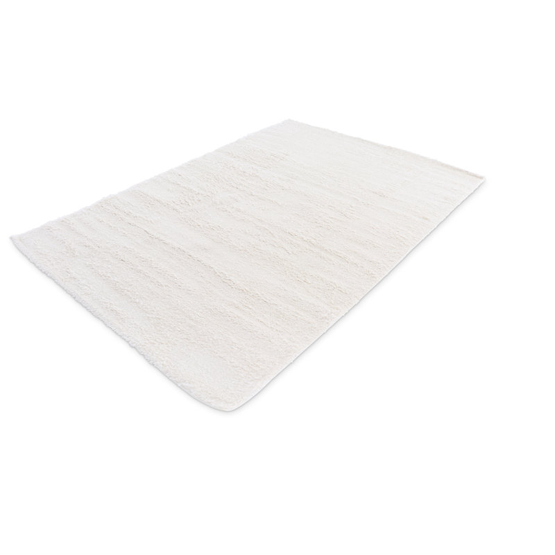 Elegido Solid Colour Shag Area Rug, Rectangle 160 x 230cm