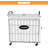 Metal Rolling Laundry Hamper with Handles