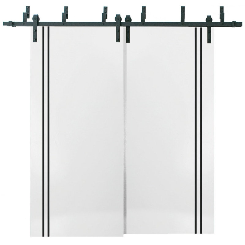 Finition en bois massif manufacturé, 56 po x 84 po, Satin blanc