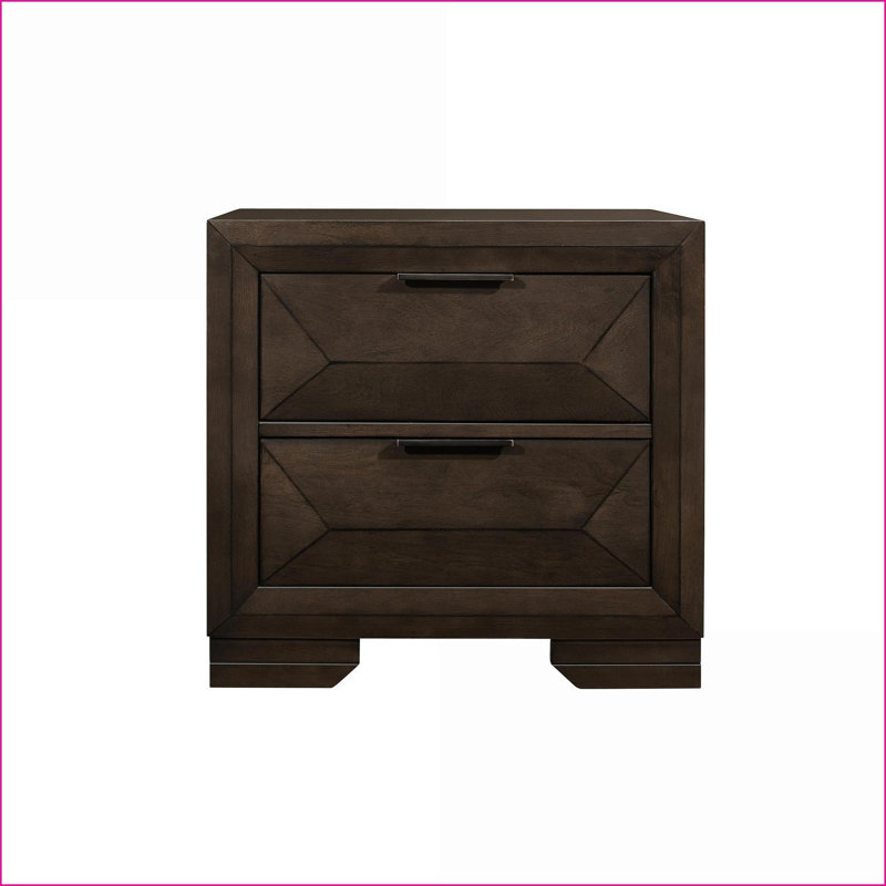 Table de chevet 2 tiroirs Contemporary