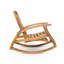 Chaise berçante d'extérieur en bois d'acacia-754778156