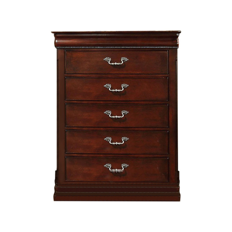 Eivor Solid Wood 38'' W 5 - Drawer Dresser