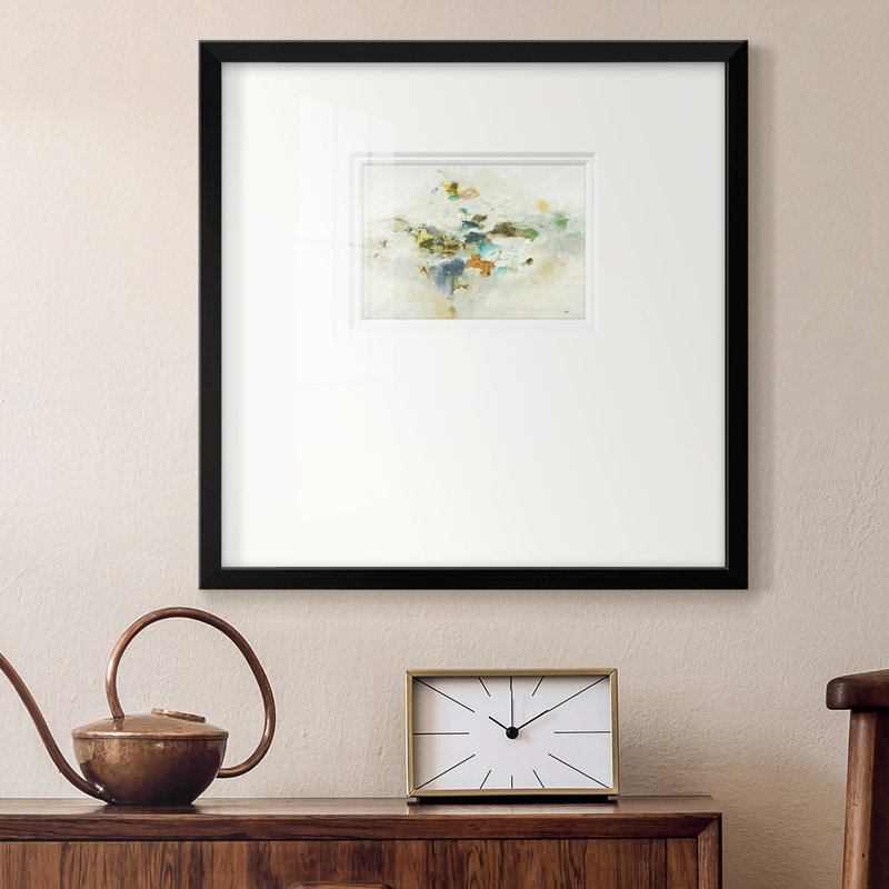 «Whimsy Of One», impression sur papier, H 21 po x l 21 po x P 1,25 po, Cadre noir