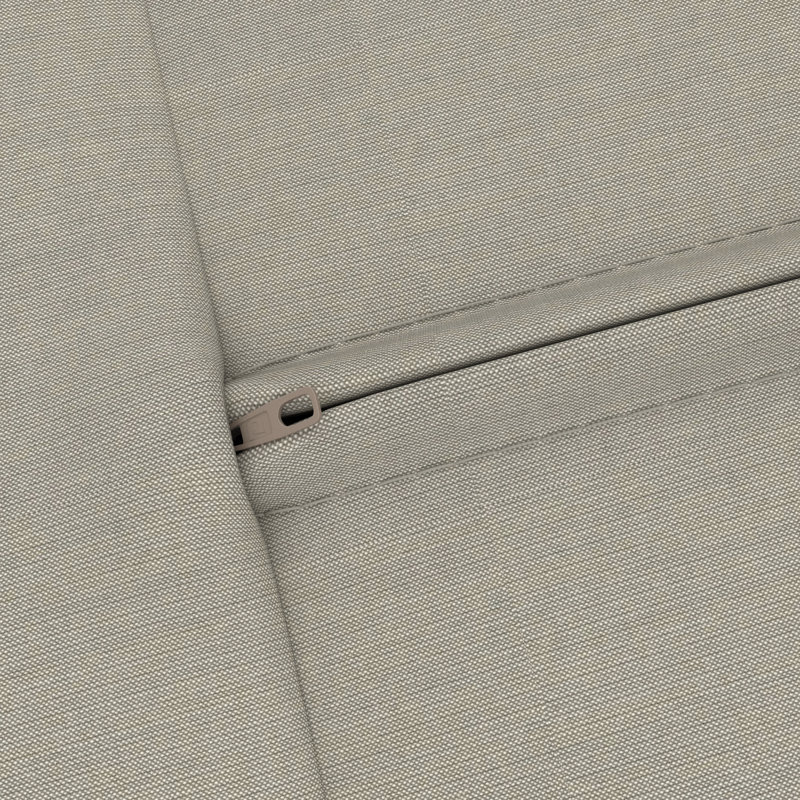 Outdoor Sunbrella Lounge Chair Cushion, Spectrum Dove Sunbrella® Plainweave