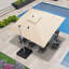 Bohao 3.6m x 3m Rectangular Cantilever Parasol With Base-234294978
