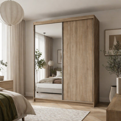 Modern 2 Door Sliding Wardrobe
