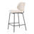 Upholstered Counter Stool with Metal Frame