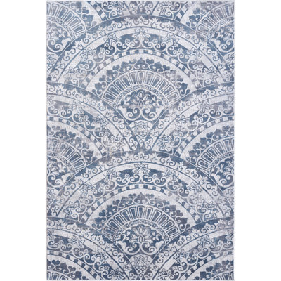Tapis gris / crème Sparta