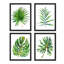 «Tropical Vibrant Green Jungle», impression sur papier 4 pièces-93012673-93012674