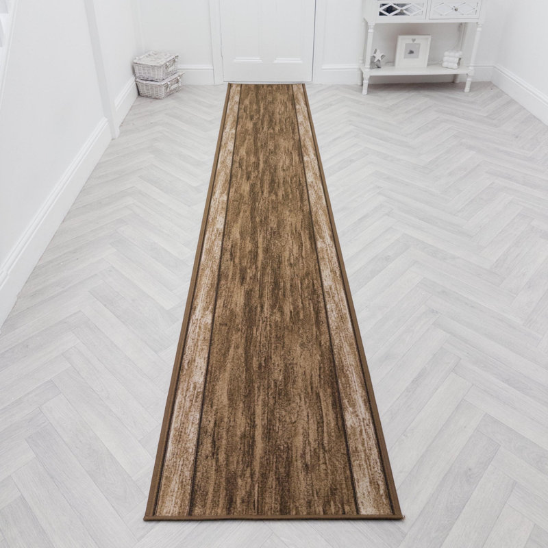 Runner Abstract Looped / Hooked Area Rug, Runner 80 x 150 cm