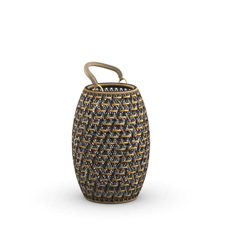 Dala Lantern, 18.5" H x 13.5" W x 13.5" D, Rioja