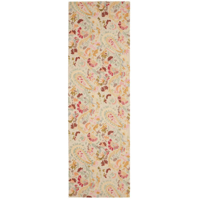 Ines Multi Hand Micro Hooked Wool Rug