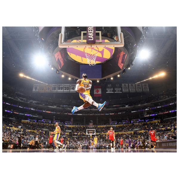 Los Angeles Lakers: LeBron James 2021 Dunk - Officially Licensed NBA  Removable Adhesive Decal