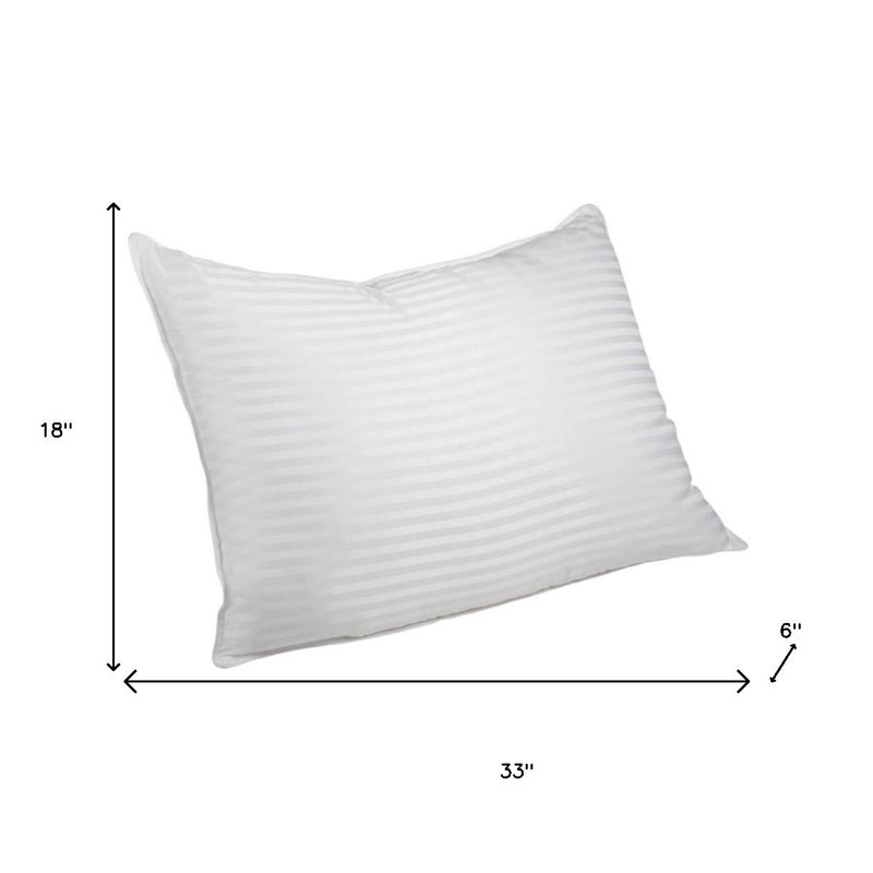 Ensemble de deux oreillers en microfibre de très grande taille