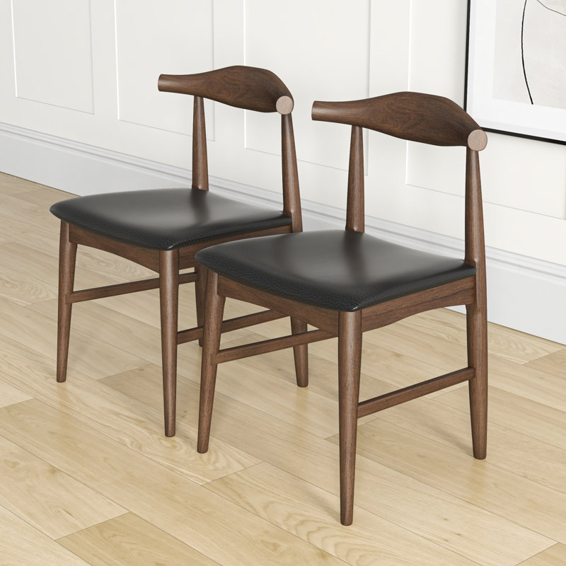 Chaise d'appoint Balko en noir / brun
