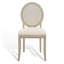 Chaise parsons capitonnée en tissu-463412697