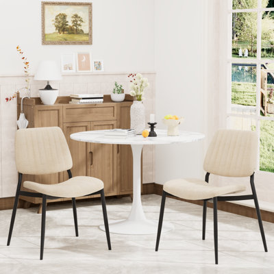 Ensemble 3 pièces de table de salle à manger et chaises Modern Modern