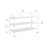 3-Tier (12 Pair) Stackable Resin Shoe Storage Rack-1140764333