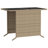 Vidaxl 3 Piece Bistro Set With Cushions Poly Rattan-97884467