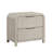 Roundhill Furniture Tavari Contemporary 2-Drawer Wood Nightstand, Light Gray