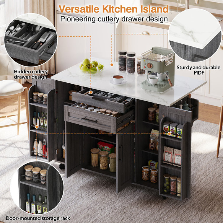 Wood Kitchen Island