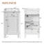 Meuble-lavabo 18 po avec lavabo en céramique-435096793