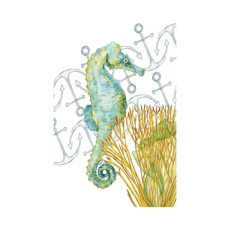 Undersea Creatures I by Melissa Wang - Wrapped Canvas Print, 66.04 cm H x 45.72 cm W x 3.175 cm D