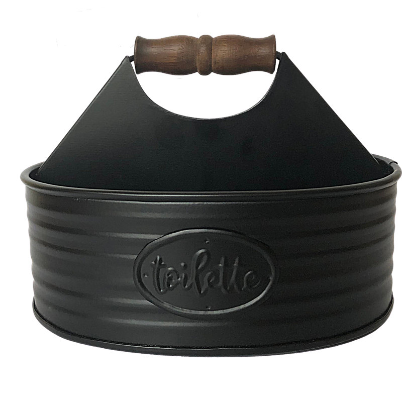 Barsha Bathroom Storage Container, Black