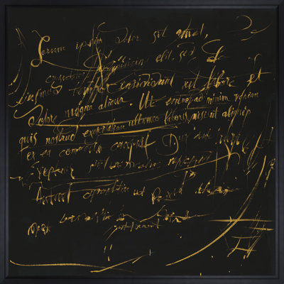 Cryptic Script Print by Sam Nash
