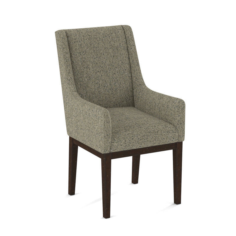 Upholstered Arm Chair, 61676-75, English Saddle