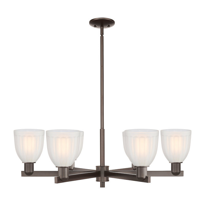 Arcadia - Brookfield - Lustre suspendu 6 lumières, Bronze frotté à l'huile