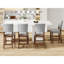 Tabourets de bar 4 pièces gris Mid Century Modern avec dossier et mousse haute densité-2004459514