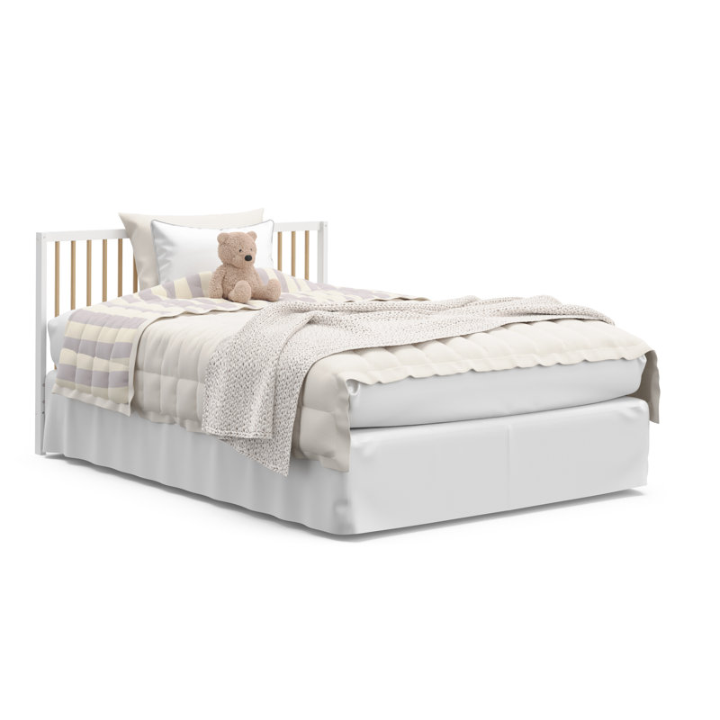Teddi 5-In-1 Convertible Crib, White/Driftwood