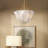 Aire 4-Light Small Chandelier, Pale Blue Linen-135533112