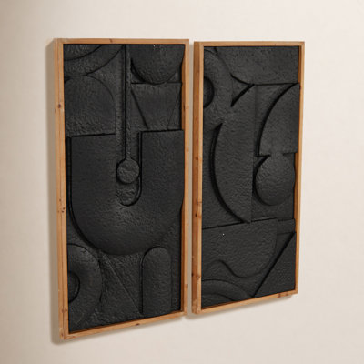 Metal Geometric Dimensional Wall Art